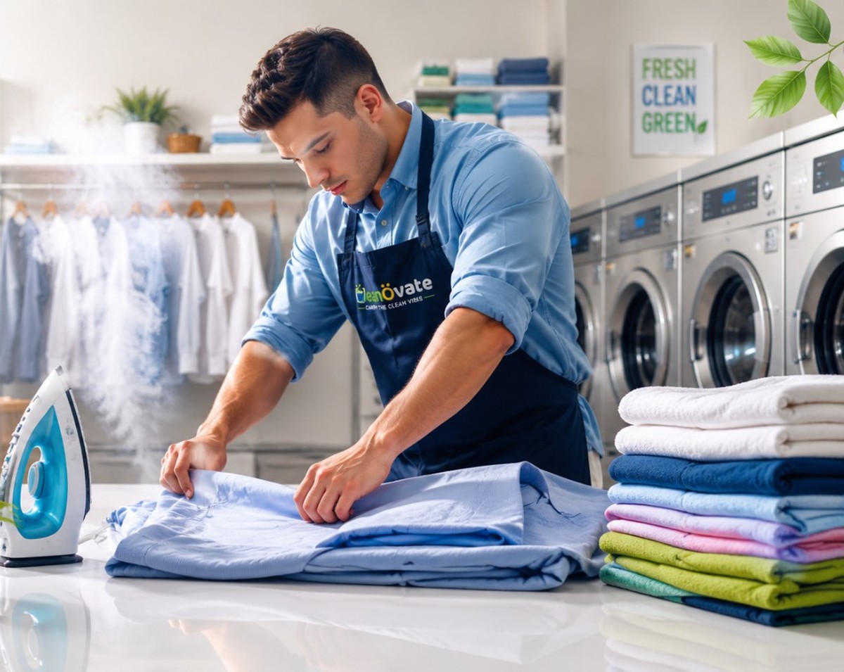 Professional laundry and steam ironing service in Pune by Cleanövate
